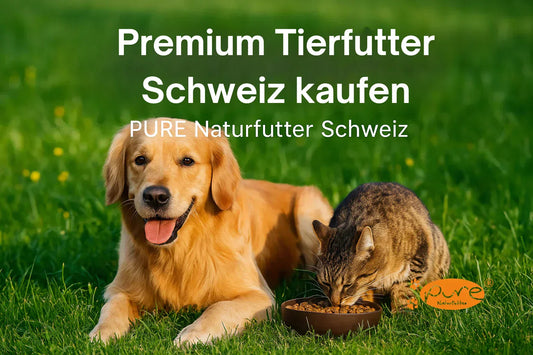 Premium Tierfutter Schweiz kaufen – PURE Naturfutter Schweiz