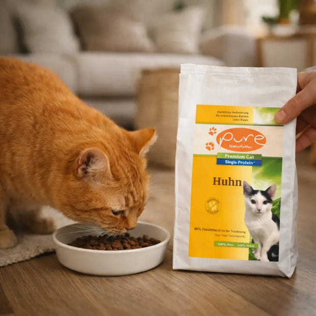 PURE Premium Cat Trockenfutter Single-Protein Huhn – getreidefrei