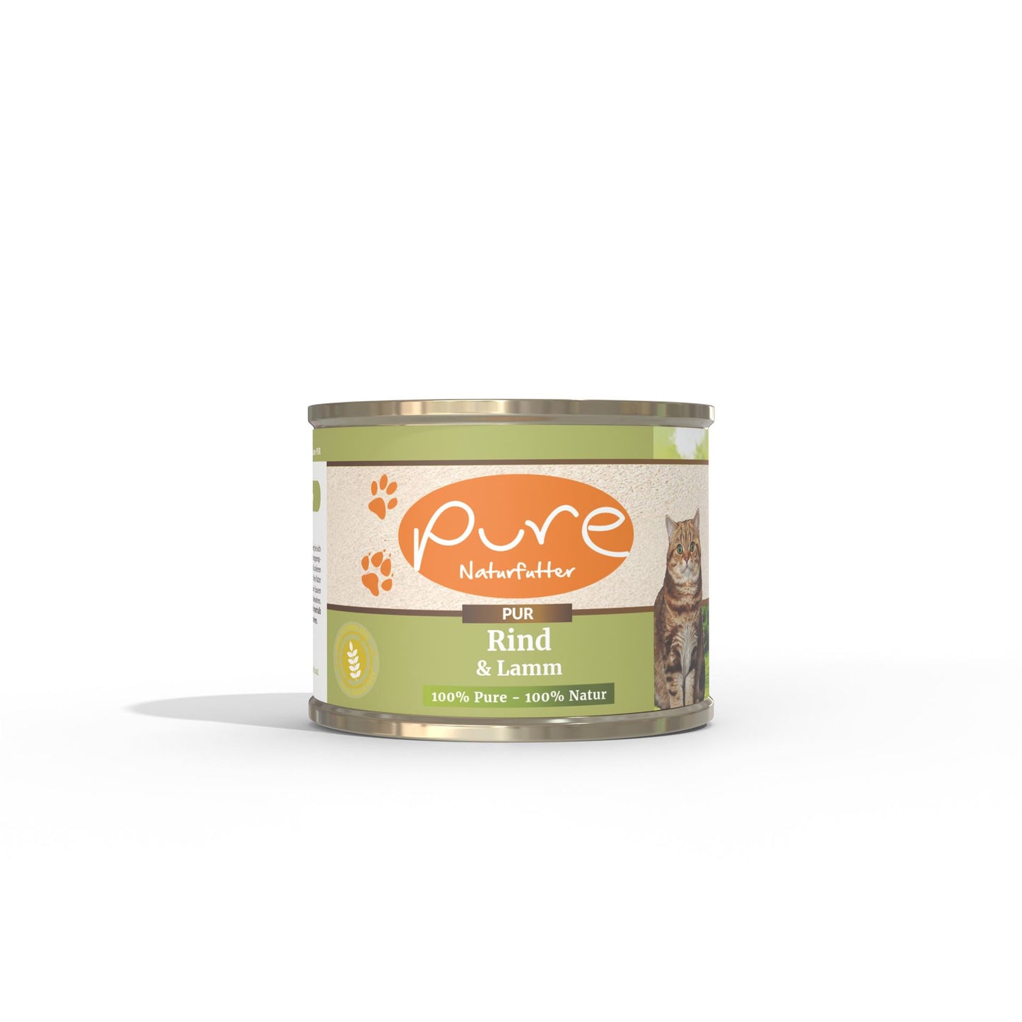 Katzenmenü PUR Rind und Lamm 195g – getreidefreies Nassfutter für Katzen mit 100% Rind und Lamm, ideal für eine gesunde und ausgewogene Ernährung.