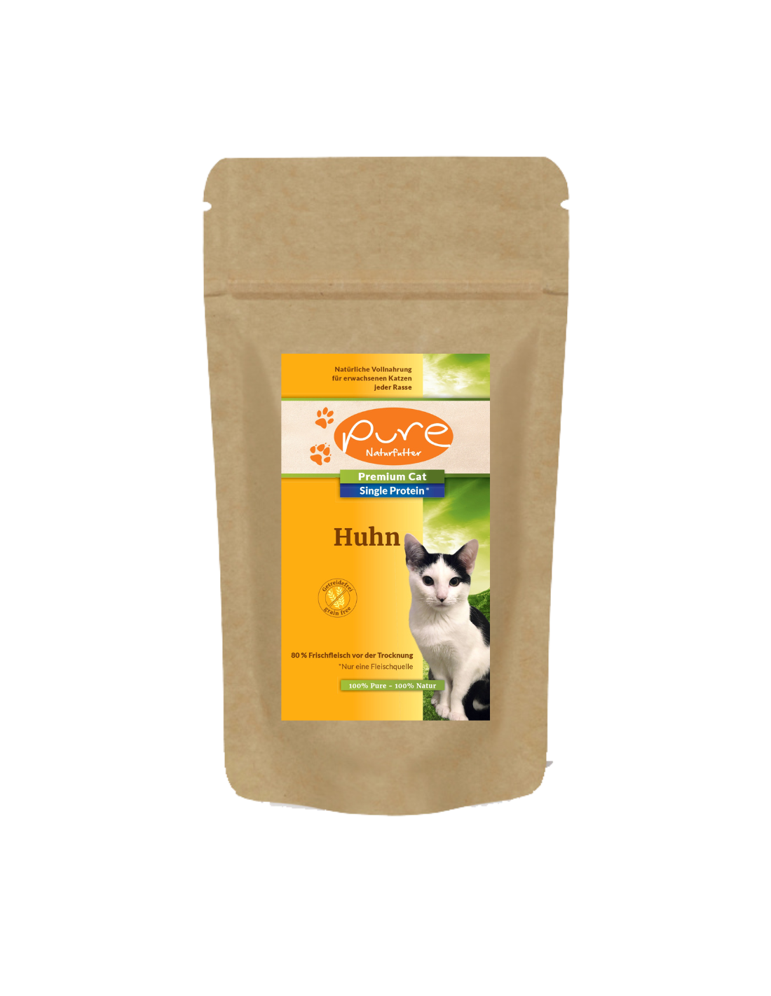 Premium Huhn 1500g – hochwertiges, proteinreiches Katzenfutter mit Huhn, ideal für die gesunde und ausgewogene Ernährung von Katzen.