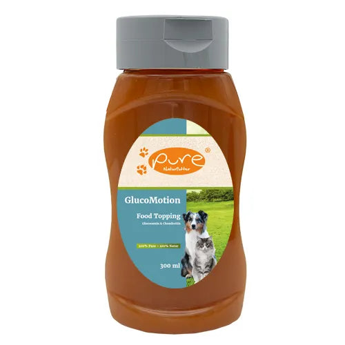 PURE GlucoMotion Food Topping 300 ml Flasche für Hunde und Katzen