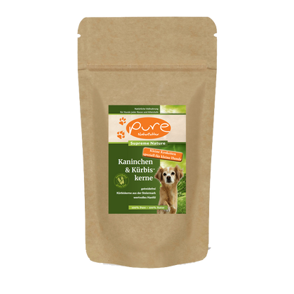 PURE Trockenfutter für kleine Hunde 2kg – ausgewogenes Kaninchenfutter für kleine Hunde, ideal für eine gesunde und schmackhafte Ernährung