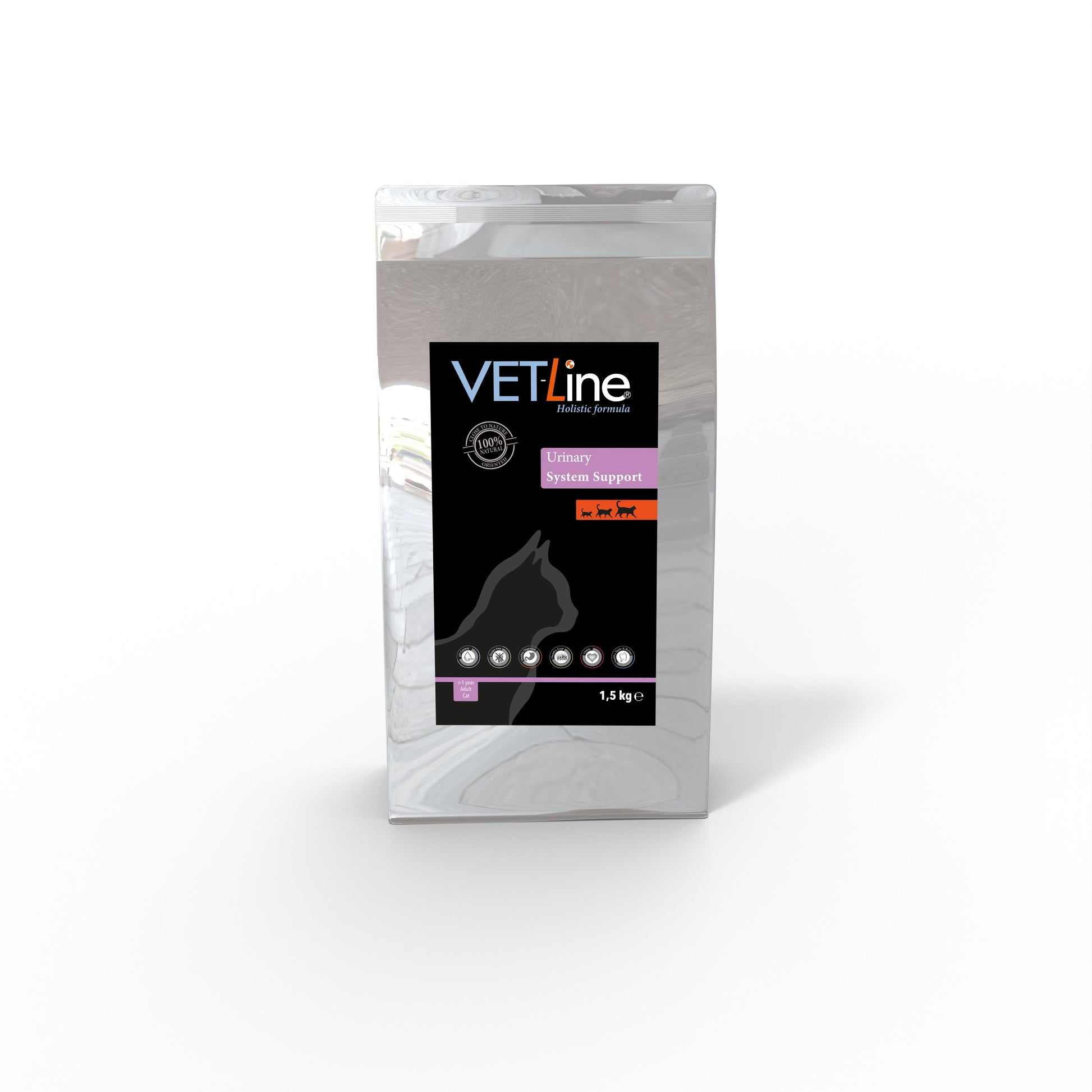 VETline Adult Cat Urinary Katzenfutter – weizenfrei, unterstützt Harnwege, Fell, Haut und Darm